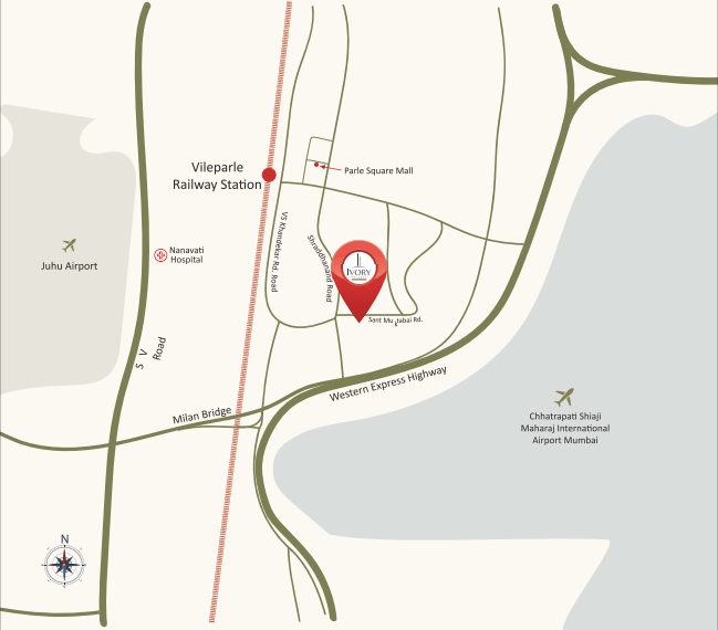 Ivory Heights Location Map