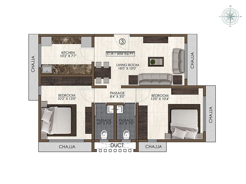 Abhiram Floor Plan