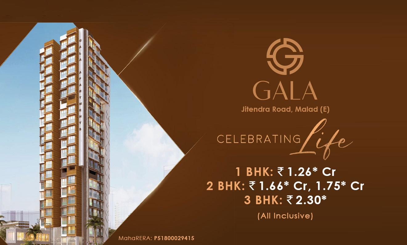 1, 2 and 3 BHK Luxurious Appartments in Malad East - Gala Apartments