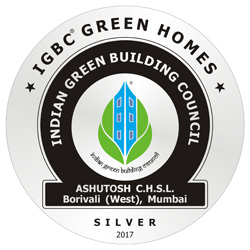 IGBC Green Homes “Silver” was awarded to Ashutosh CHSL