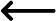 Left Arrow Symbol