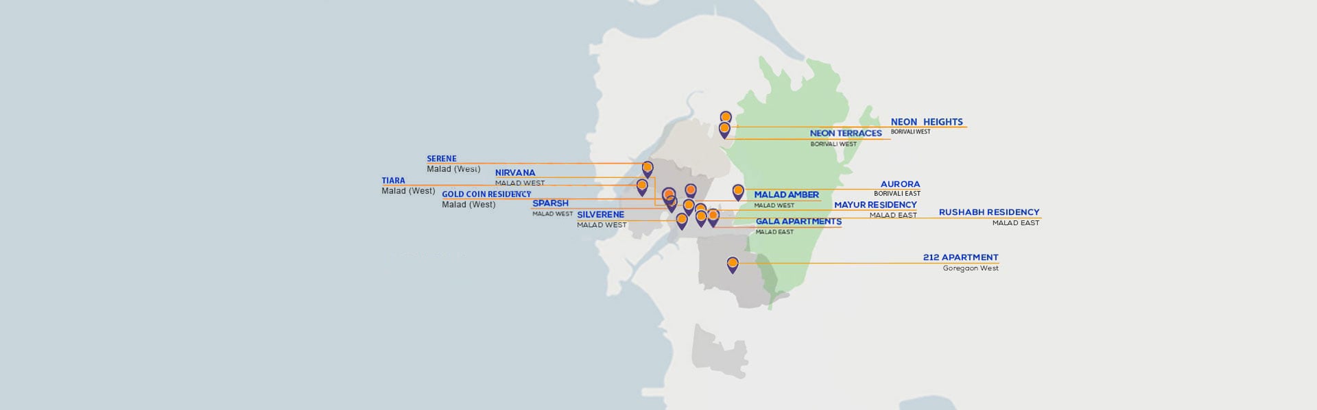 Ongoing Projects Map